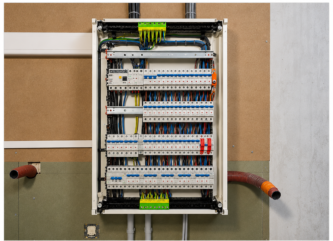 Verzorgde elektrische verdeelkast door Meyfroot Elektro